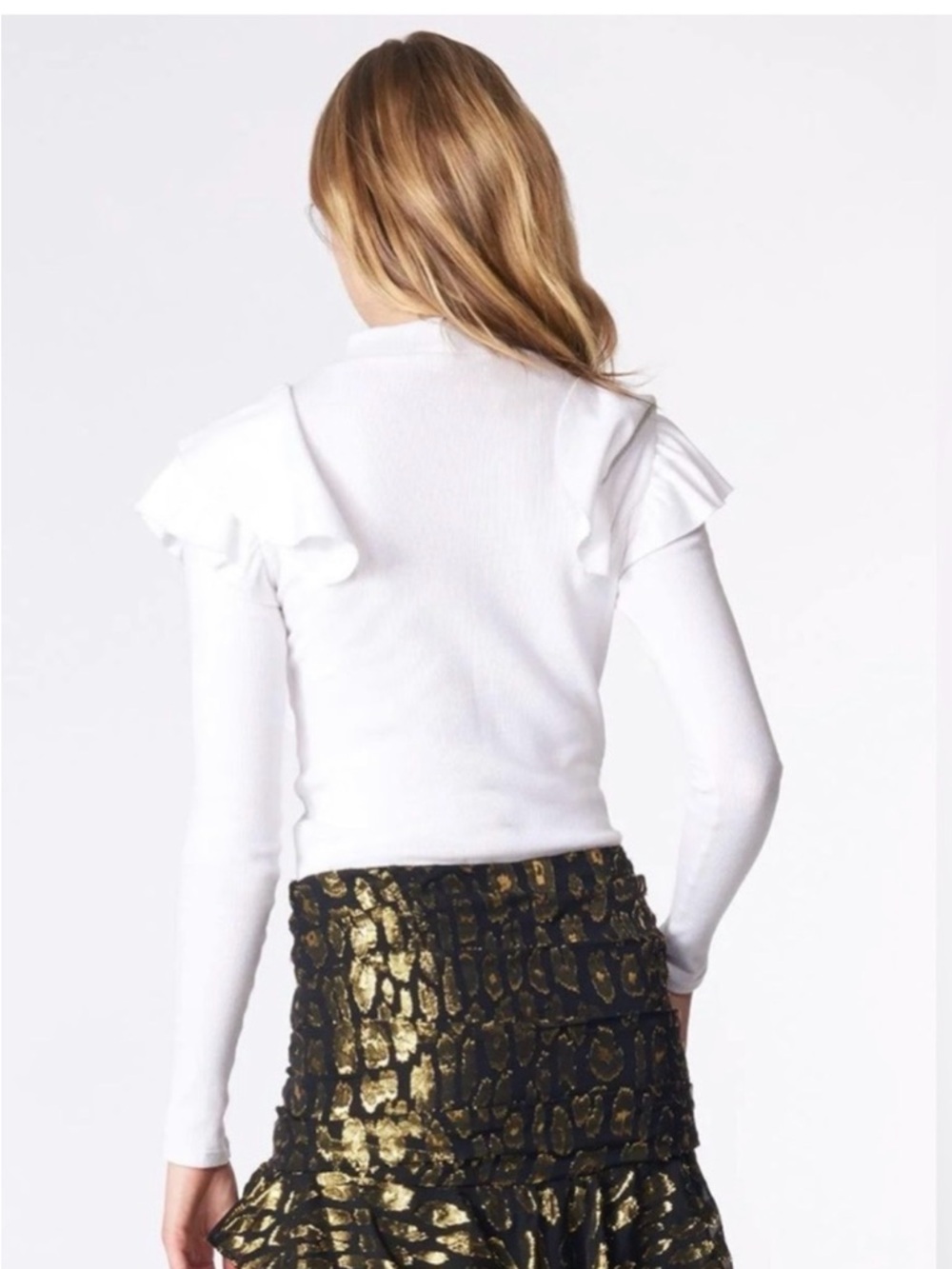 VERONICA BEARD Dawson top white Sz S long sleeve - Picture 2 of 11